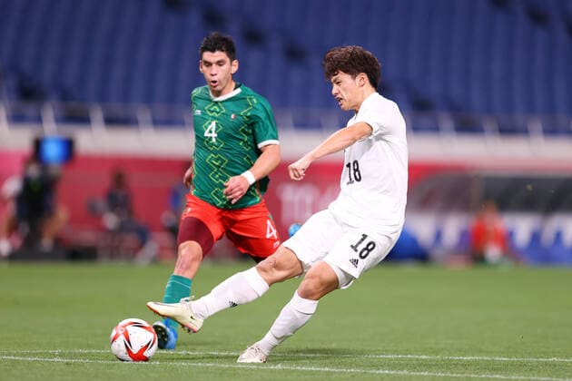 Ayase Ueda (JPN), AUGUST 6, 2021 - Football Soccer : Men s 3rd Place Match match between Mexico 3-1 Japan during the Tokyo 2020 Olympic Games, Olympische Spiele, Olympia, OS at the Saitama Stadium in Saitama, Japan. Noxthirdxpartyxsales  (166601409)