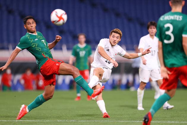 Ritsu Doan (JPN), AUGUST 6, 2021 - Football Soccer : Men s 3rd Place Match match between Mexico 3-1 Japan during the Tokyo 2020 Olympic Games, Olympische Spiele, Olympia, OS at the Saitama Stadium in Saitama, Japan. Noxthirdxpartyxsales  (166601415)