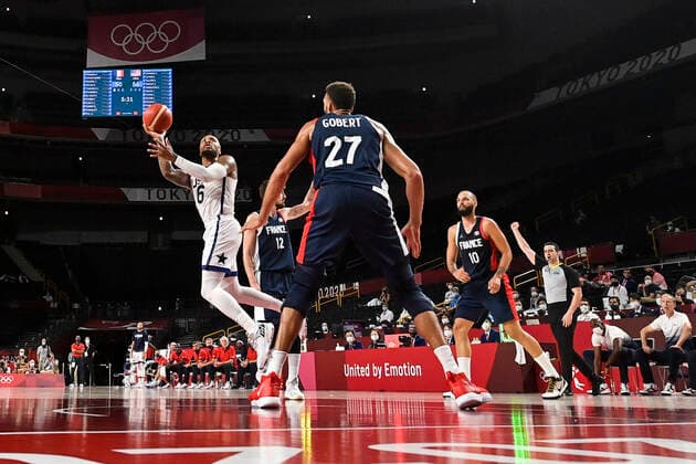 Lillard Damian (USA) BASKETBALL : Finale France vs Etats Unis - Jeux Olympiques - Tokyo 2020 - 07 08 2021 JBAutissier Panoramic 