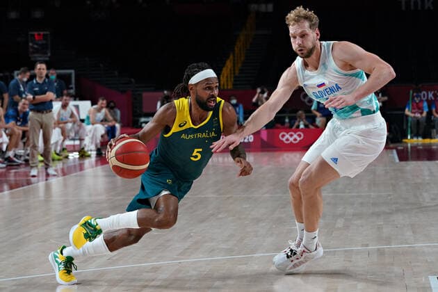 Tokyo 2020 in 2021, Basketball, Men, Match for 3rd place, Australia - Slovenia.