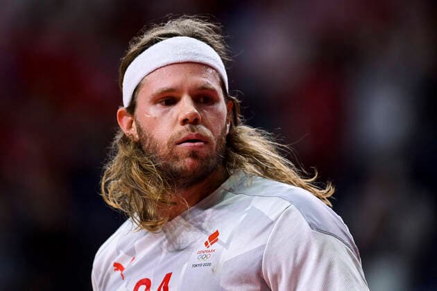 Mikkel Hansen (Den) HANDBALL : Finale France vs Danemark - Jeux Olympiques - Tokyo 2020 - 07 08 2021 JBAutissier Panoramic 
