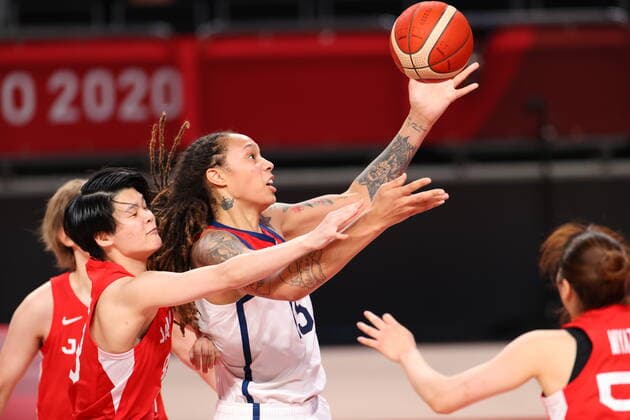 Brittney Griner (USA), AUGUST 8, 2021 - Basketball : Women s Final match between United Staets and Japan during the Tokyo 2020 Olympic Games, Olympische Spiele, Olympia, OS at the Saitama Super Arena in Saitama, Japan. Noxthirdxpartyxsales  (166750684)