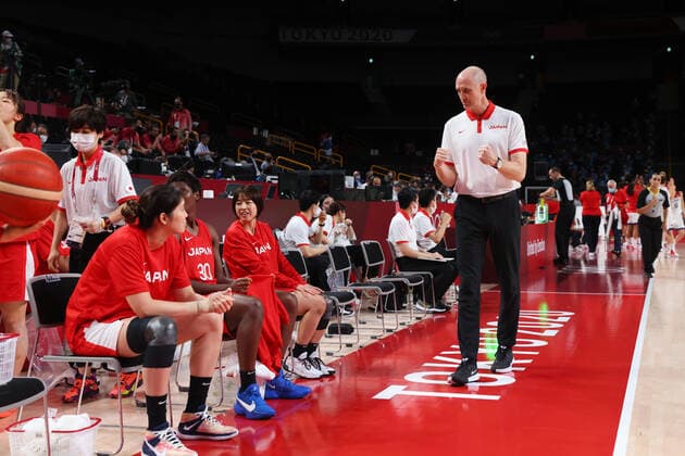 Tom Hovasse head coach (JPN), AUGUST 8, 2021 - Basketball : Women s Final match between United States 90-75 Japan during the Tokyo 2020 Olympic Games, Olympische Spiele, Olympia, OS at the Saitama Super Arena in Saitama, Japan. Noxthirdxpartyxsales  (166755592)
