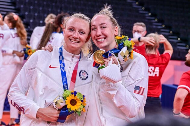 Volleyball, Jordyn Poulters stolen Olympic gold medal recovered in rubbish - Archive