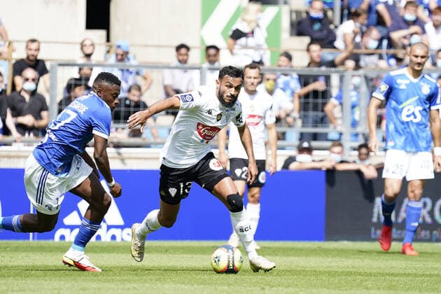 10 ANGELO FULGINI (SCO) FOOTBALL : Strasbourg vs Angers - Ligue 1 Uber Eats - 08 08 2021 FEP Panoramic 