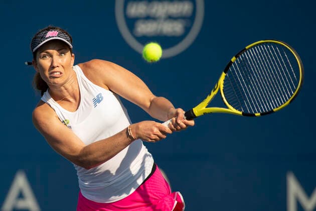 August 08, 2021: Danielle Collins (USA) defeated Daria Kasatkina (RUS) 63 67(10) 61 in the finals of the Mubadala Silicon Valley Classic at San Jose State University in San Jose, California. TennisClix CSM San Jose USA - ZUMAc04_ 20210808_zaf_c04_180 Copyright: xMalxTaamx