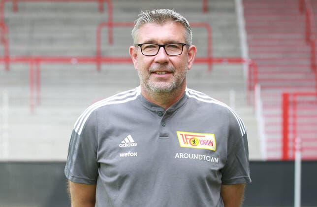 Coach Urs Fischer Sports Football Soccer Bundesliga Men DFL Portrait Date Season 2021 2022 08 2021 1 FC Union Berlin FCU Squad, Presentation, Presentation, Press Date, Portrait Portrait