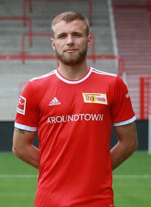 Tymoteusz Puchacz Fußball Fussball Bundesliga Herren DFL Porträttermin Saison 2021 2022 08.2021 1.FC Union Berlin FCU Kader, Vorstellung, Präsentation, Pressetermin, Portrait Porträt *** Tymoteusz Puchacz Sport Football Soccer Bundesliga Men DFL Porträttermin Season 2021 2022 08 2021 1 FC Union Berlin FCU squad, introduction, presentation, press event, portrait portrait