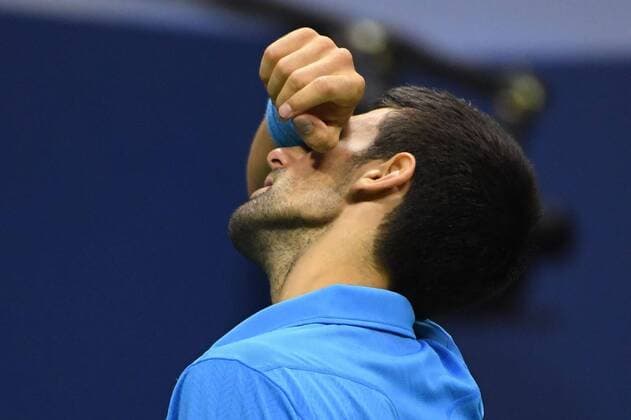 Mandatory Credit: Photo by Mike Frey BPI Shutterstock (5895836eh) Novak Djokovic reacts during play against Stan Wawrinka in the Men s Final of the US Open 2016 at the Billie Jean King National Tennis Centre, Queens, New York on the 11th September 2016 Tennis - US Open 2016 Day Fourteen Flushing Meadows US Open, New York, United States - 11 Sep 2016 Tennis - US Open 2016 Day Fourteen Flushing Meadows US Open, New York, United States - 11 Sep 2016  Copyright: xMikexFrey BPI Shutterstockx 5895836eh