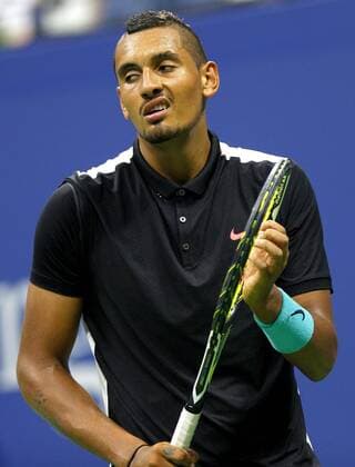 Mandatory Credit: Photo by Ella Ling Bpi Shutterstock (5021697aa) Nick Kyrgios of Australia frustrated at the US Open, Flushing, New York, 2015 US Open Tennis Championships 2015 Day Two Flushing Meadows US Open, New York, United States - 2 Sep 2015 Editorial use only. No merchandising. US Open Tennis Championships 2015 Day Two Flushing Meadows US Open, New York, United States - 2 Sep 2015 Editorial use only. No merchandising.  Copyright: xEllaxLing Bpi Shutterstockx 5021697aa