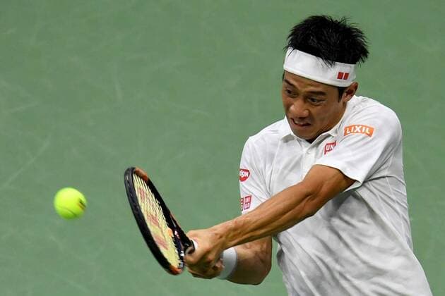 Mandatory Credit: Photo by Mike Frey BPI Shutterstock (5895307cj) Kei Nishikori in action against Stan Wawrinka in the Men s Singles Semi-Final of the US Open 2016 at the Billie Jean King National Tennis Centre, Queens, New York on the 9th September 2016 Tennis - US Open 2016 Day Twelve Flushing Meadows US Open, New York, United States - 09 Sep 2016 Tennis - US Open 2016 Day Twelve Flushing Meadows US Open, New York, United States - 09 Sep 2016  Copyright: xMikexFrey BPI Shutterstockx 5895307cj