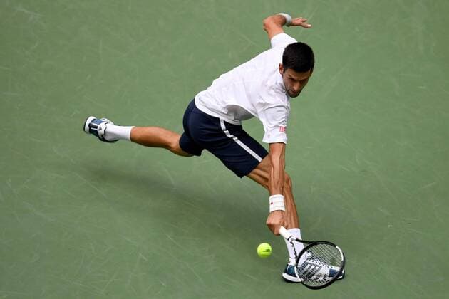 Mandatory Credit: Photo by Mike Frey BPI Shutterstock (5895307q) Novak Djokovic in action against Gael Monfils in the Men s Singles Semi-Final of the US Open 2016 at the Billie Jean King National Tennis Centre, Queens, New York on the 9th September 2016 Tennis - US Open 2016 Day Twelve Flushing Meadows US Open, New York, United States - 09 Sep 2016 Tennis - US Open 2016 Day Twelve Flushing Meadows US Open, New York, United States - 09 Sep 2016  Copyright: xMikexFrey BPI Shutterstockx 5895307q