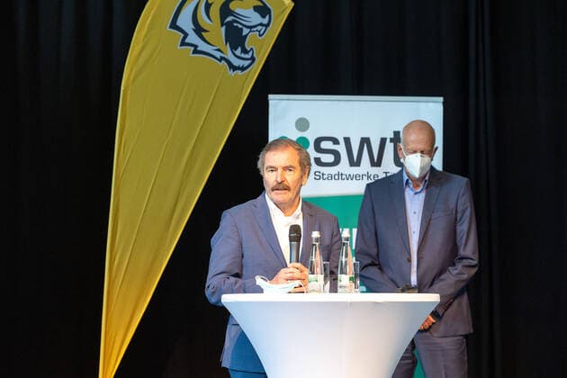 Prof Dr Michael Bamberg Tigers Tuebingen, Chairman of the Board Tigers Tuebingen Strategy Presentation, Tuebingen, 10 08 2021 Tuebingen Copyright: xDennisxDuddek xEibnerxPressefotox EP_DDK