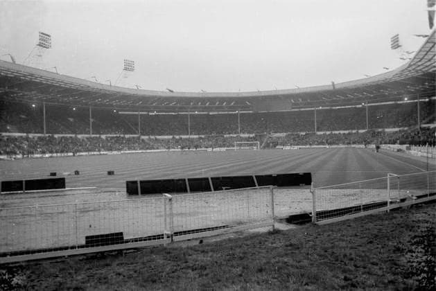 European Championship 1972 quarterfinal first leg England Germany 1 3 29 04 1972 in Wembley interior view Wembley Stadium in London before the match HM