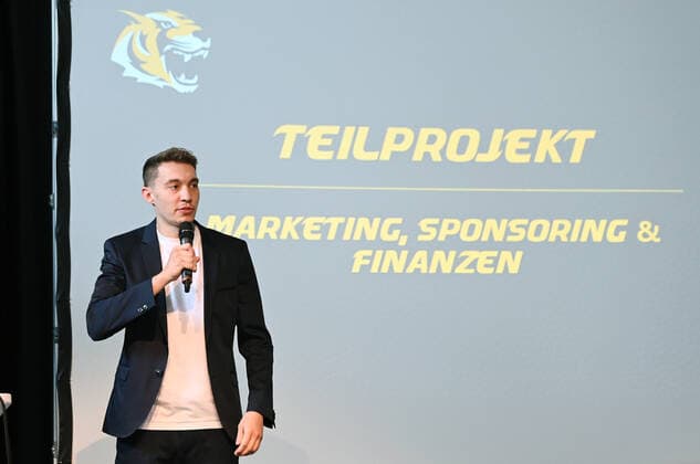 Basketball 2 Bundesliga 2021 2022 10 08 2021 Press conference, presentation of the strategy of the Tigers Tuebingen New manager, Jascha Maus