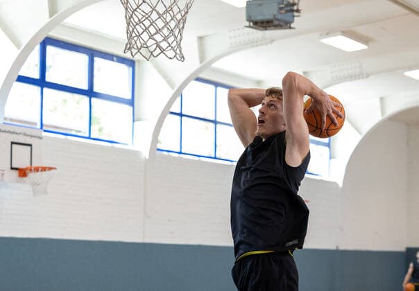 Basketball 2 Bundesliga 2021 2022 11 08 21 Training start Jekabs Beck Tigers Tuebingen, 15 Tigers Tuebingen Training start, Tuebingen, 11 08 2021 Tuebingen. Copyright: xDennisxDuddek xEibnerxPressefotox EP_DDK
