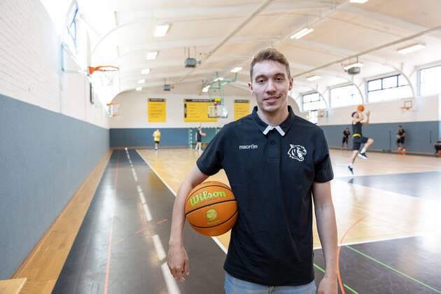 Basketball 2 Bundesliga 2021 2022 11 08 21 Training start Jascha Maus Tigers Tuebingen, management of the business office Tigers Tuebingen Training start, Tuebingen, 11 08 2021 Tuebingen Copyright: xDennisxDuddek xEibnerxPressefotox EP_DDK