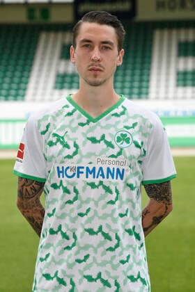 10 08 2021 SpVgg Greuther Fürth Kleeblatt Spielvereinigung 1 Football Bundesliga Season 2021 2022 photo appointment portrait appointment single photo portrait portrait head shot Adrian Fein 6, SpVgg Greuther Fürth