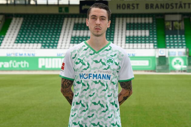 10 08 2021 SpVgg Greuther Fürth Kleeblatt Spielvereinigung 1 Football Bundesliga Season 2021 2022 photo appointment portrait appointment single photo portrait portrait head shot Adrian Fein 6, SpVgg Greuther Fürth