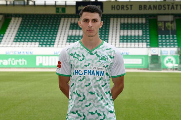 10 08 2021 SpVgg Greuther Fürth Kleeblatt Spielvereinigung 1 Football Bundesliga Season 2021 2022 photo appointment portrait appointment single photo portrait portrait head shot Mert Yusuf Torlak 39, SpVgg Greuther Fürth