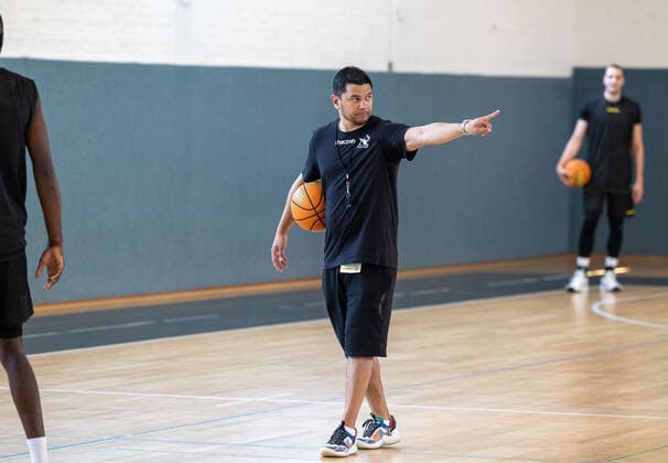 Basketball 2 Bundesliga 2021 2022 11 08 21 Training start Daniel Jansson Tigers Tuebingen, Head Coach Tigers Tuebingen Training start, Tuebingen, 11 08 2021 Tuebingen. Copyright: xDennisxDuddek xEibnerxPressefotox EP_DDK