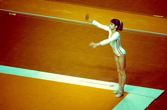 Gymnastics Nadia Comanici Nadia Comaneci (ROM) performs at the 1976 Olympic Summer Games, Montreal, Canada Montreal Quebec Canada Copyright: xStevenxExxSutton DUOMO PCNx GY0102_071426