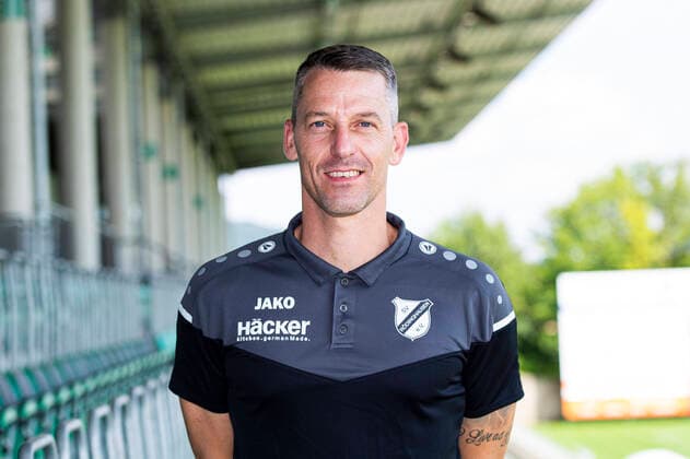 Coach Nils Drube SV Rödinghausen Regionalliga West, portrait date 2021 2022 Rödinghausen North Rhine Westphalia Germany Häcker Wiehenstadion