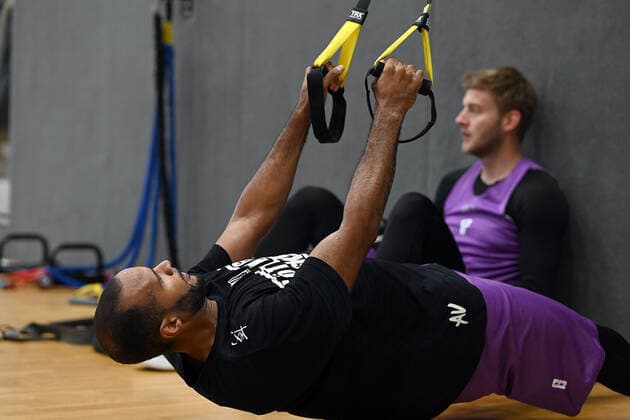 BG Göttingen training kick-off 11 08 2021, Basketball Bundesliga easyCredit BBL, season 2021 2022, BG Göttingen Akeem Vargas Göttingen Lower Saxony Germany