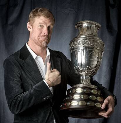 Mandatory Credit: Photo by Isi BPI Shutterstock (5700841v) Former USA international footballer Alexi Lalas. Football - Copa America 2016 - Previews - 21 Feb 2016 EDITORIAL USE ONLY No use with unauthorised audio, video, data, fixture lists, club league logos or live services. Online in-match use limited to 75 images, no video emulation. No use in betting, games or single club league player publications. Football - Copa America 2016 - Previews - 21 Feb 2016 EDITORIAL USE ONLY No use with unauthorised audio, video, data, fixture lists, club league logos or live services. Online in-match use limited to 75 images, no video emulation. No use in betting, games or single club league player publications.  Copyright: xIsi BPI Shutterstockx 5700841v