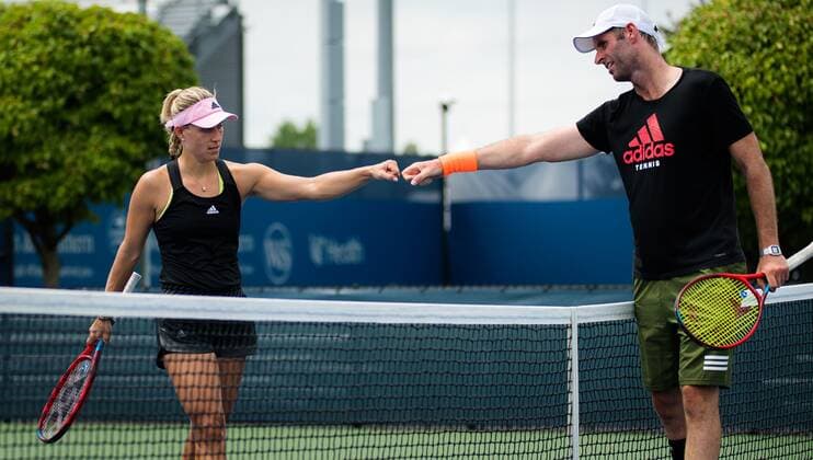 Mandatory Credit: Photo by Rob Prange Shutterstock (12284160b) Angelique Kerber of Germany during practice ahead of the 2021 Western & Southern Open WTA, Tennis Damen 1000 tennis tournament 2021 Western & Southern Open Pre Tournament - 13 Aug 2021 2021 Western & Southern Open Pre Tournament - 13 Aug 2021  Copyright: xRobxPrange Shutterstockx 12284160b