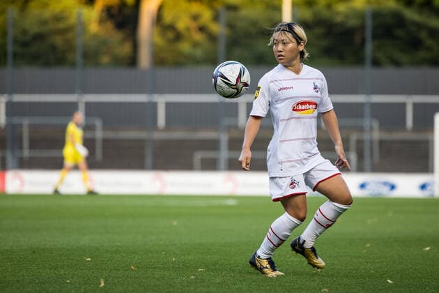 Test Match, 1 FC Koeln Women FC Twente Vrouwen 13 08 2021 Yuka Hirano 17, 1 FC Koeln Test Match, 1 FC Koeln Women FC Twente Vrouwen, Franz Kremer Stadion DFL REGULATES PROHIBIT ANY USE OF PHOTOGRAPHS AS IMAGE SEQUENCES AND OR QUASI VIDEO Copyright: xBEAUTIFULxSPORTS Wunderlx