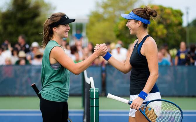Tennis, WTA Tournament in Cincinnati, Bencic - Svitolina Training