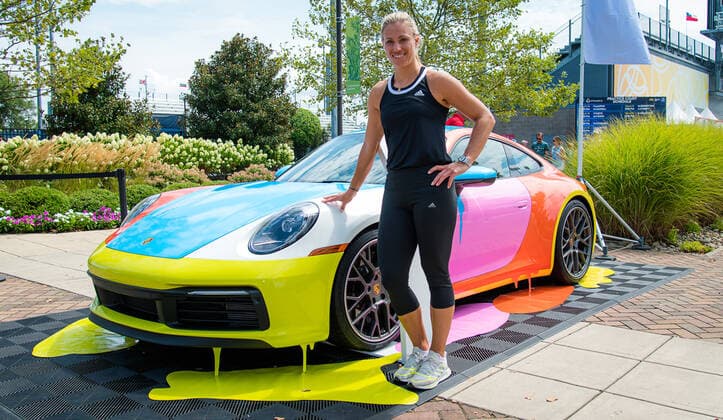 August 14, 2021, CINCINNATI, UNITED STATES: Angelique Kerber of Germany ahead of the 2021 Western & Southern Open WTA, Tennis Damen 1000 tennis tournament CINCINNATI UNITED STATES - ZUMAa181 20210814_zaa_a181_275 Copyright: xRobxPrangex