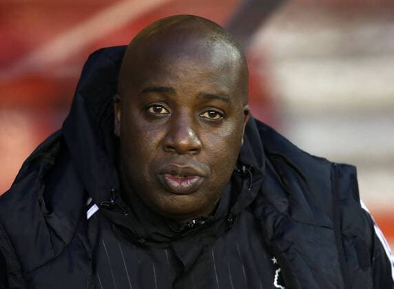 Mandatory Credit: Photo by Matt Bunn BPI Shutterstock (5635616a) Nottingham Forest Head Coach, Paul Williams during the Sky Bet Championship League match between Nottingham Forest and Brighton and Hove Albion played at The City Ground, Nottingham on April 11th 2016 Sky Bet Championship 2015 16 Nottingham Forest v Brighton & Hove Albion City Ground, Pavilion Rd, Nottingham, United Kingdom - 11 Apr 2016 EDITORIAL USE ONLY No use with unauthorised audio, video, data, fixture lists, club league logos or live services. Online in-match use limited to 75 images, no video emulation. No use in betting, games or single club league player publications. Sky Bet Championship 2015 16 Nottingham Forest v Brighton & Hove Albion City Ground, Pavilion Rd, Nottingham, United Kingdom - 11 Apr 2016 EDITORIAL USE ONLY No use with unauthorised audio, video, data, fixture lists, club league logos or live services. Online in-match use limited to 75 images, no video emulation. No use in betting, games or single club league player publications.  Copyright: xMattxBunn BPI Shutterstockx 5635616a