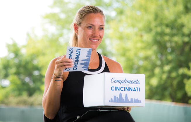 Tennis, WTA Tournament in Cincinnati, Angelique Kerber Press Event