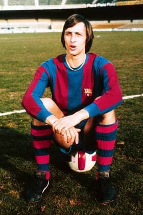 Mandatory Credit: Photo by Imago BPI Shutterstock (5618792b) Johan Cruyff, Barcelona. File photo dated 10 8 1973. UK SALES ONLY File photos former Dutch football player and coach Johan Cruyff - 1 Jan 1970 EDITORIAL USE ONLY No use with unauthorised audio, video, data, fixture lists, club league logos or live services. Online in-match use limited to 75 images, no video emulation. No use in betting, games or single club league player publications. File photos former Dutch football player and coach Johan Cruyff - 1 Jan 1970 EDITORIAL USE ONLY No use with unauthorised audio, video, data, fixture lists, club league logos or live services. Online in-match use limited to 75 images, no video emulation. No use in betting, games or single club league player publications. Copyright: xImago BPI Shutterstockx 5618792b