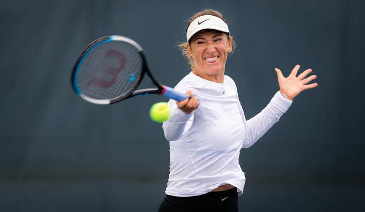 August 15, 2021, CINCINNATI, UNITED STATES: Victoria Azarenka of Belarus during practice ahead of the 2021 Western & Southern Open WTA, Tennis Damen 1000 tennis tournament CINCINNATI UNITED STATES - ZUMAa181 20210815_zaa_a181_114 Copyright: xRobxPrangex