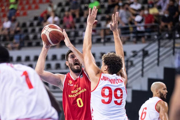 Basketball, World Cup Qualifier, Switzerland - North Macedonia