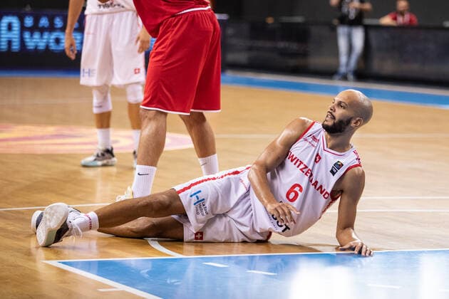 16 08 2021, Skoplje, Jane Sandanski Arena, World Cup European Pre Qualifiers Switzerland North Macedonia, Jonathan Kazadi Switzerland Skoplje Skoplje North Macedonia.  Copyright: xJustPictures.ch NikolaxKrsticx