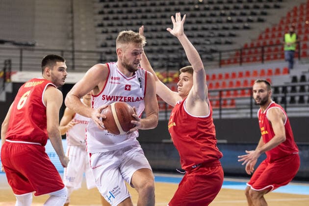 16 08 2021, Skoplje, Jane Sandanski Arena, World Cup European Pre Qualifiers Switzerland North Macedonia, Toni Rocak Switzerland Skoplje Skoplje North Macedonia.  Copyright: xJustPictures.ch NikolaxKrsticx
