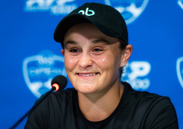 August 16, 2021, CINCINNATI, UNITED STATES: Ashleigh Barty of Australia talks to the media ahead of the 2021 Western & Southern Open WTA, Tennis Damen 1000 tennis tournament CINCINNATI UNITED STATES - ZUMAa181 20210816_zaa_a181_123 Copyright: xRobxPrangex