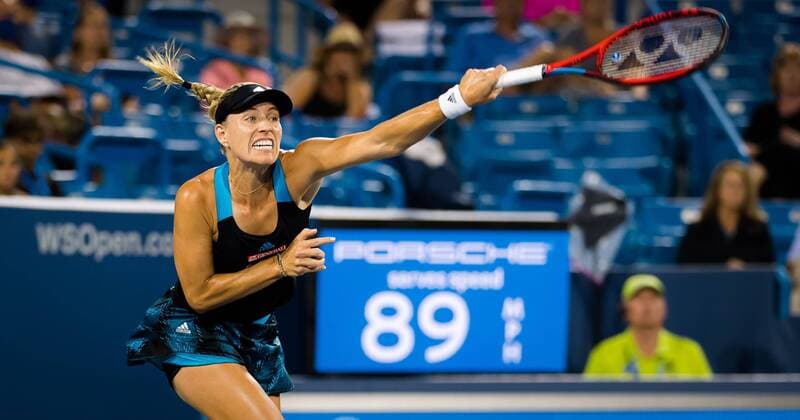 Sport Themen der Woche KW33 Sport Bilder des Tages Mandatory Credit: Photo by Rob Prange Shutterstock (12294756fh) Angelique Kerber of Germany in action during the first round of the 2021 Western & Southern Open WTA, Tennis Damen 1000 tennis tournament Western & Southern Open Day Three, Tennis, Cincinnati, USA, 16 Aug 2021 Western & Southern Open Day Three, Tennis, Cincinnati, USA, 16 Aug 2021  Copyright: xRobxPrange Shutterstockx 12294756fh