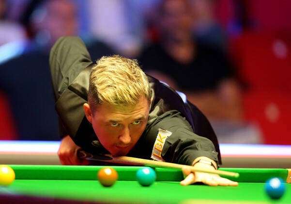 Bilder des Jahres 2021, Sport 08. August Sport Themen der Woche KW33 Sport Bilder des Tages 17th August 2021; Morningside Arena, Leicester, England; British Open Snooker Championship; Karen Wilson in action in his match with Ashley Hugill  ActionPlus12314968 MarkxStephenson