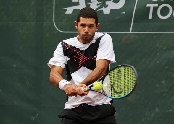 Nick Hardt DOM Tennis Sauerland Open2021 ATP Challenger Tour Luedenscheid Tennis Verein Luedenscheid Nordrhein Westfalen Germany 17 August 2021 Copyright: xJuergenxHasenkopfx