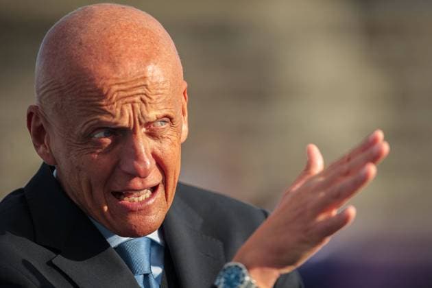 Mandatory Credit: Photo by Joe Toth BPI Shutterstock (3772665ar) UEFA Referee Committee Member Pierluigi Collina UEFA Women s Champions League 2013 14, Final, Tyreso v Wolfsburg, Estadio do Restelo (Lisbon, PT) - 22 May 2014 EDITORIAL USE ONLY UEFA Women s Champions League 2013 14, Final, Tyreso v Wolfsburg, Estadio do Restelo (Lisbon, PT) - 22 May 2014 EDITORIAL USE ONLY  Copyright: xJoexToth BPI Shutterstockx 3772665ar