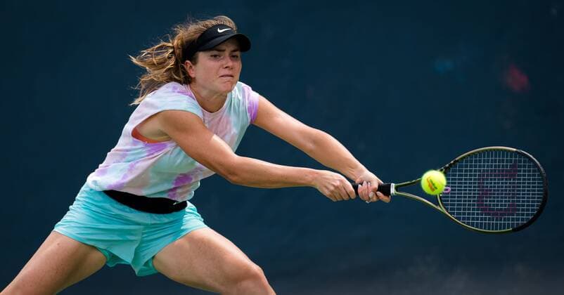Mandatory Credit: Photo by Rob Prange Shutterstock (12311710ag) Elina Svitolina of the Ukraine during practice at the 2021 Western & Southern Open WTA, Tennis Damen 1000 tennis tournament Western & Southern Open Day Four, Tennis, Cincinnati, USA, 17 Aug 2021 Western & Southern Open Day Four, Tennis, Cincinnati, USA, 17 Aug 2021  Copyright: xRobxPrange Shutterstockx 12311710ag