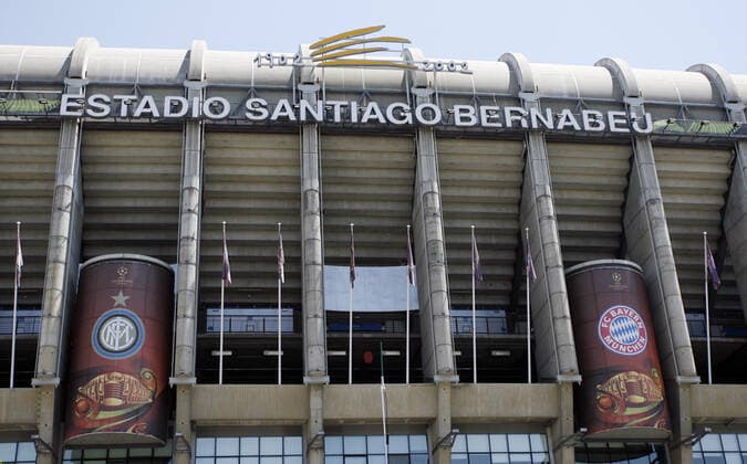 Mandatory Credit: Photo by Back Page Images Shutterstock (1185476b) A general view of the Santiago Bernabeu stadium Inter Milan v Bayern Munich, UEFA Champions League final football match, Santiago Bernabeu Stadium, Madrid, Spain - 22 May 2010 EDITORIAL USE ONLY Inter Milan v Bayern Munich, UEFA Champions League final football match, Santiago Bernabeu Stadium, Madrid, Spain - 22 May 2010 EDITORIAL USE ONLY  Copyright: xBackxPagexImages Shutterstockx 1185476b
