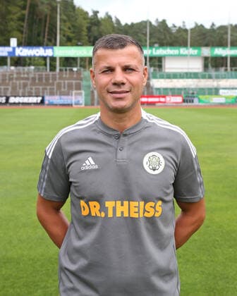 17 08 2021, xklex, Football Regionalliga Suedwest, FC Homburg Fototermin 2021 22 Porträttermin 2021 2022, emspor, v l TW coach Enver Marina DFL DFB REGULATIONS PROHIBIT ANY USE OF PHOTOGRAPHS as IMAGE SEQUENCES and or QUASI VIDEO Homburg