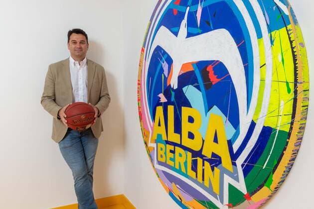 Basketball, BBL, Alba Berlin, Presentation Coach Israel Gonzalez