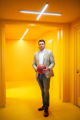 Basketball Berlin 18 08 2021 1 Bundesliga BBL Euroleague Season 2021 2022 Alba Berlin unveils its new head coach Israel Gonzalez.